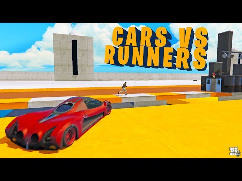 GTA 5 (Hindi): Cars Vs Ruuners | Aaj To Bhag Bhag Ke Marenge! | Funny Moment GTA