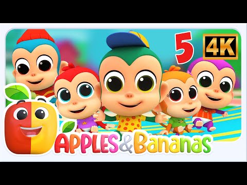 Five Little Monkeys Fun Learning Video For Toddlers
