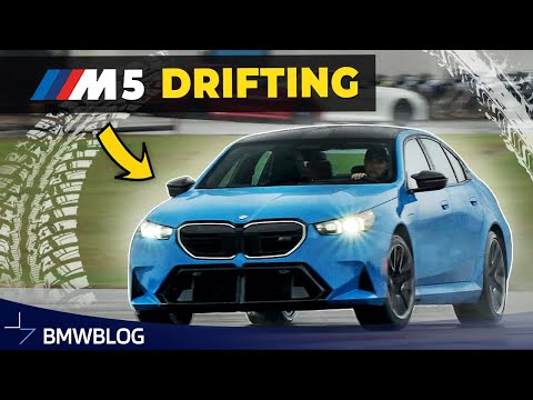 2025 BMW M5 Drifting On Track