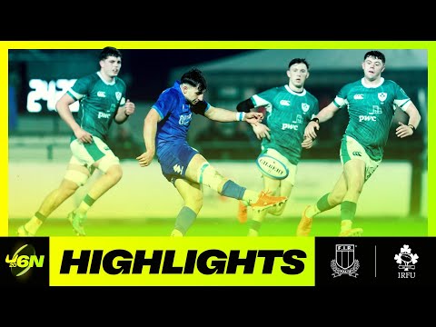 HIGHLIGHTS | ITALY v IRELAND | 2025 U6N20 | RUGBY HIGHLIGHTS