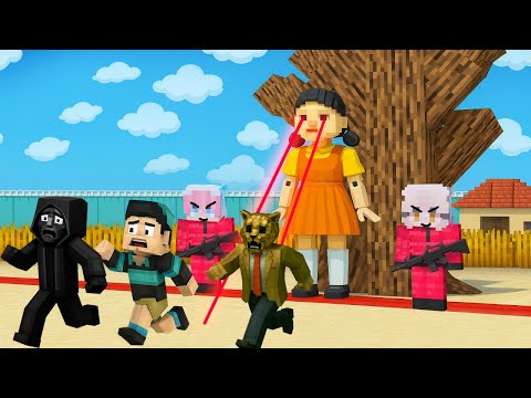 MOMON & ATUN MENEMUKAN RAHASIA BONEKA SQUID GAME SECARA TIDAK SENGAJA di MINECRAFT @BANGJBLOX