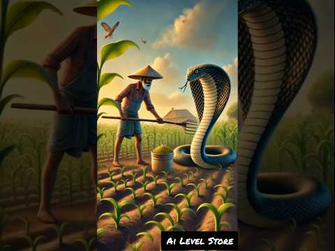 Farmar And Snake Dosti 🐍#ai #shotrs #trendingshorts #youtubeshorts #viral @aivideoto