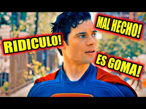 SUPERMAN NUEVA IMAGEN OFICIAL DEJA VER LOS DEFECTOS DEL TRAJE DE GOMA Y SU PEINADO RIDICULO