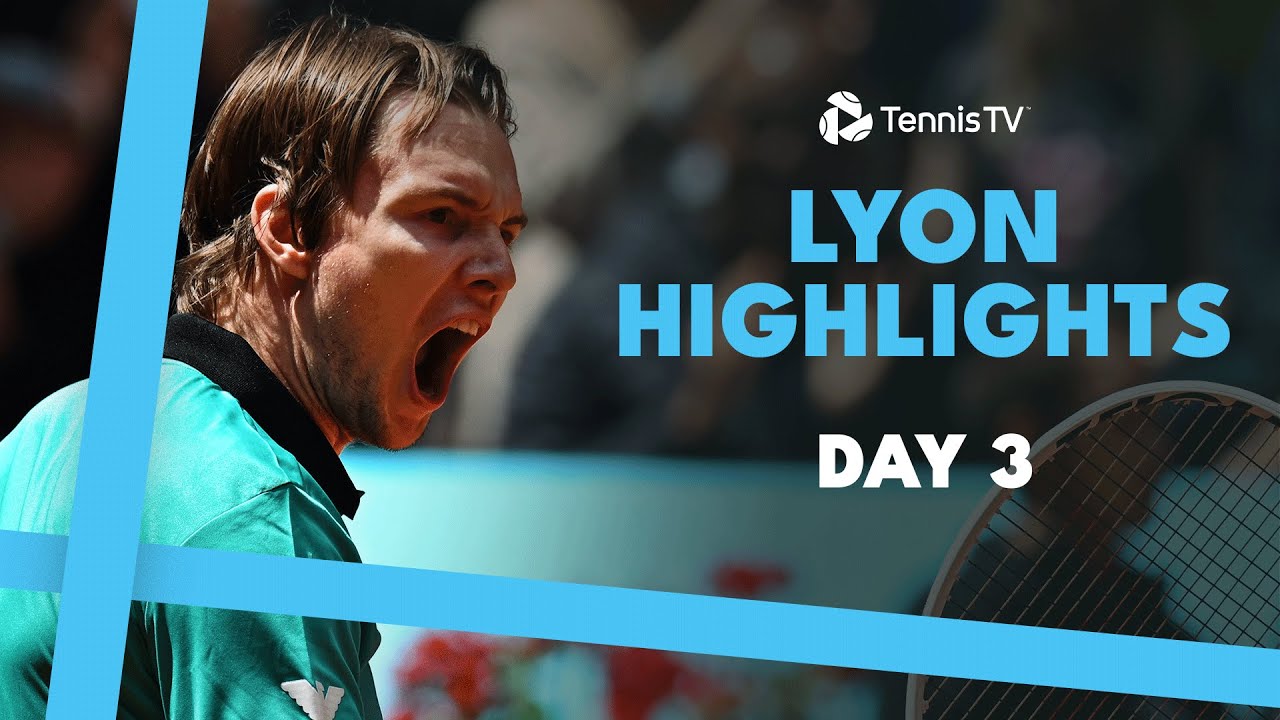 Bublik Faces Vukic; Sonego, Gaston & Mpetshi Perricard in Action | Lyon 2024 Highlights Day 3