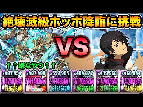 【絶壊滅級】性格悪過ぎ！ホッポ降臨に阿良々木暦PTで初見チャレンジ！"あのキャラ"が大活躍しました！【スー☆パズドラ】