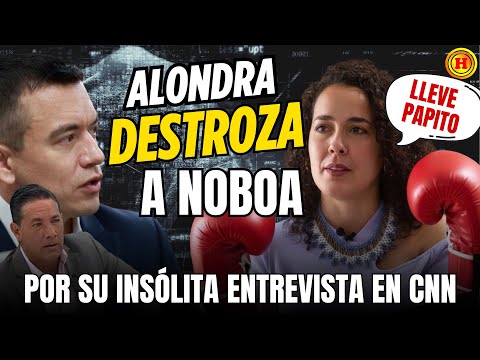 "Alondra se destapa": La Dura Embestida de Santiago contra Noboa