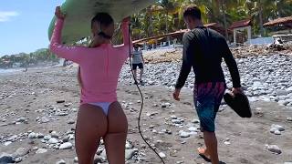¡TREMENDA REVOLCADA! 🥵 Así Me Dejó el Surf en El Salvador 🌊🔥