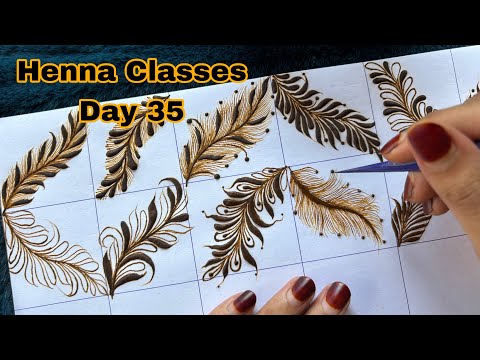 Henna Class day 35 | How to make Beautiful Feathery vines | Learn with @ThouseensHennaClasses