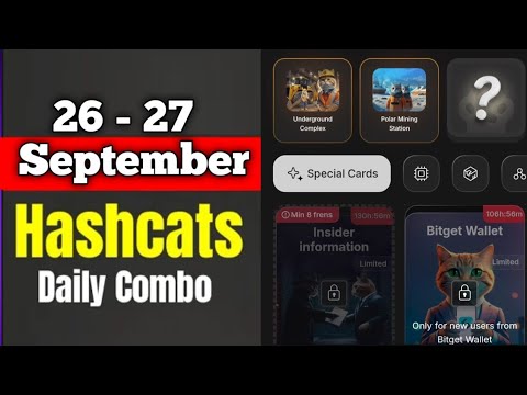 Hashcats Daily Combo 26 - 27 September | Hashcats Combo Today Card