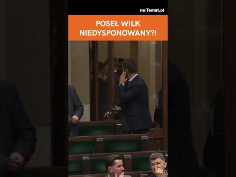 POSEŁ KONFEDERACJI BYŁ NIEDYSPONOWANY W SEJMIE?!