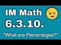 Understanding Percentages and Unit Rates