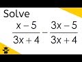 Rational Expressions and Operations