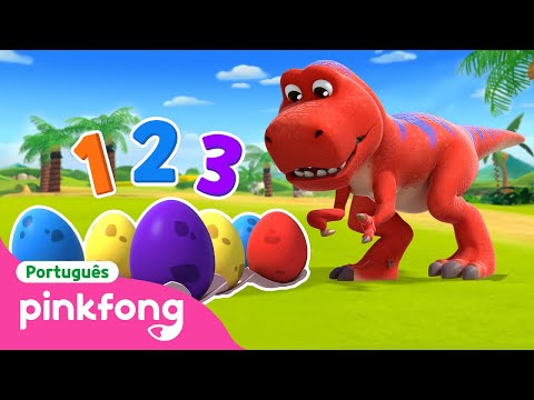 Vamos Estudar com T-Rex | Escolinha do Dino |+Completo | Pinkfong, BebêTubarão!Canções para Crianças