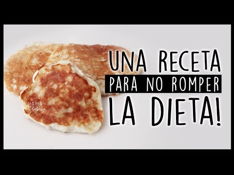 Cómo hacer PANQUEQUES BAJOS EN CALORIAS 100% naturales. Fácil, rápido y rico!