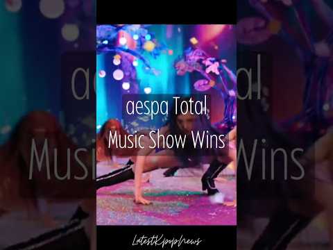 aespa Total Music Show Wins