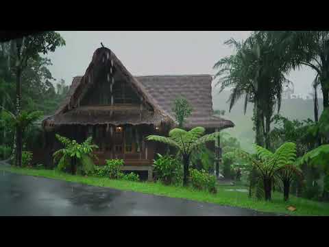 Gentle Rain and Thunderstorm to Relieve Anxiety | Calm Your Nerves With Soothing Ambience