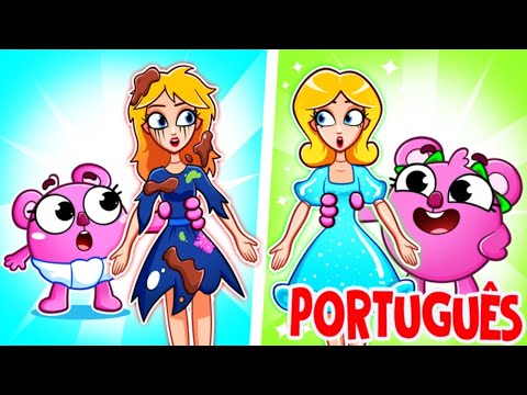 Canção 'Minha Boneca Ganhou Vida'👗 | Música Divertida para Crianças 😻🐨🐰🦁 do Baby Zoo Português