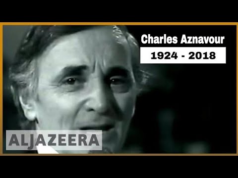 🇫🇷 Legendary French singer Charles Aznavour dies at age 94 | Al Jazeera English