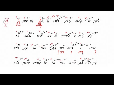 Да исполнятся уста наша. Во глас 1-й столповым знаменем.