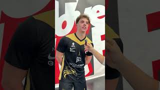 Interview après match Cavigal vs Roc Aveyron Baptist Berettoni