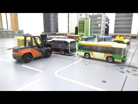 Moving a <strong>Parking</strong> Lot Bus with a Forklift