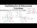 Exploring End Behavior of Polynomial Functions