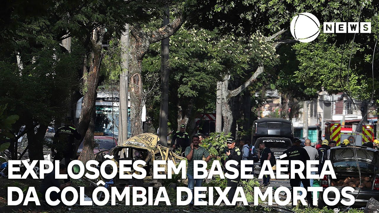 Explosões em base aérea na Colômbia causam mortes