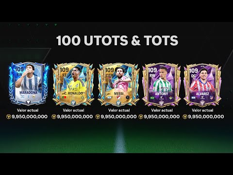 100 SOBRES UTOTS & ICONO PRIME en FC MOBILE 25 !!!