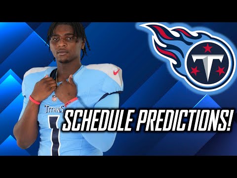 Tennessee Titans 2025 Schedule Released! Early Predictions!