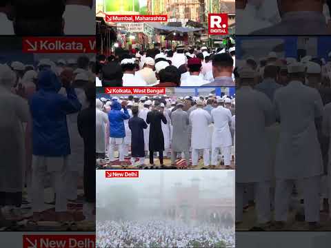 Massive Crowds Gather for Eid-ul-Fitr Prayers