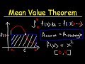 Mean Value Theorem for Integrals