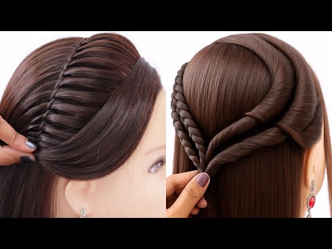 Very Easy Hairstyle | New Hairstyle For Girls | Simple Party Hairstyle | Hair Style Girl