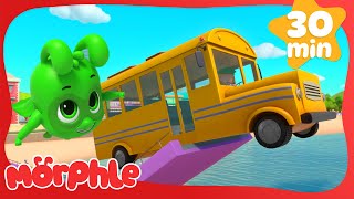 Can Orphle Save the School Bus?! | 30 Min of Morphle Magic Pet Cartoons for Kids