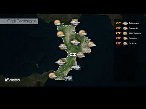 Il Meteo in Calabria del 08 agosto 2023