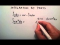 Integration by Parts Concepts