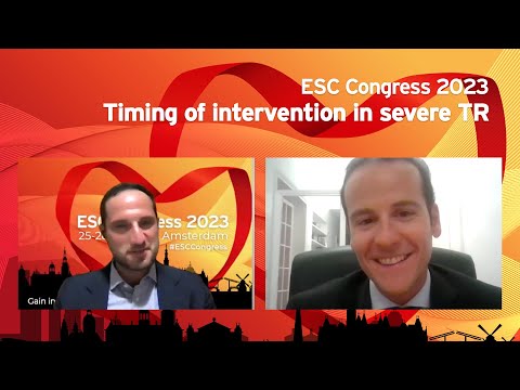 Timing of intervention in patients with severe tricuspid regurgitation – #ESCcongress 2023