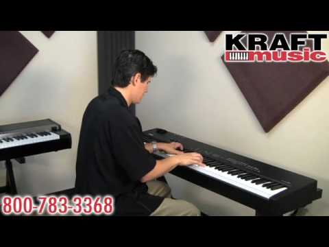 Kraft Music - Yamaha CP33 Stage Piano Demo with Tony Escueta