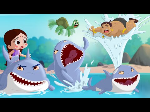 Chutki - Shark Attack in Dholakpur! 🦈| Cartoons for Kids | Fun Kids Videos