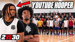 2 Pro 1v1 Hoopers vs 30 Regular Hoopers...