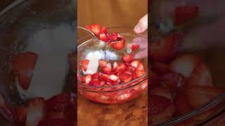 Try a fun summer dessert on the griddle! Pound cake with strawberries can't be beat.