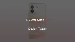 REDMI Note 17 Series | Design Teaser