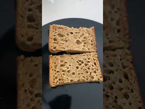 Pan saludable con solo dos ingredientes: 1 cup of peanut Butter and 4 eggs💪🫶🏻 #healthybread