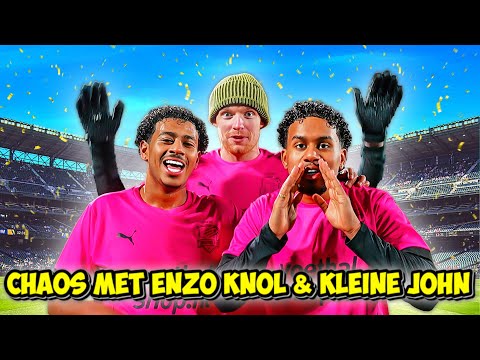 CHAOS MET ENZO KNOL & KLEINE JOHN. KLEEDKAMER GEHEIMEN MET ILSE. ROY AK NEEMT CAM MEE HET VELD IN.