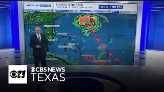 North Texas enjoys quiet weather as Hurricane Erin churns up East Coast surf
