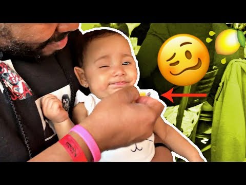 BABY EATS LEMON FOR THE FIRST TIME!