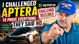 I Challenged Aptera to Prove Everything. They Said No.