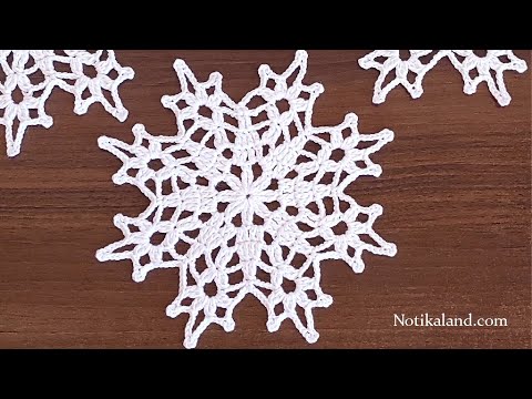 CROCHET EASY Crochet Snowflake Pattern