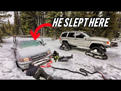 Stranded and Frozen Overnight in the Mountains