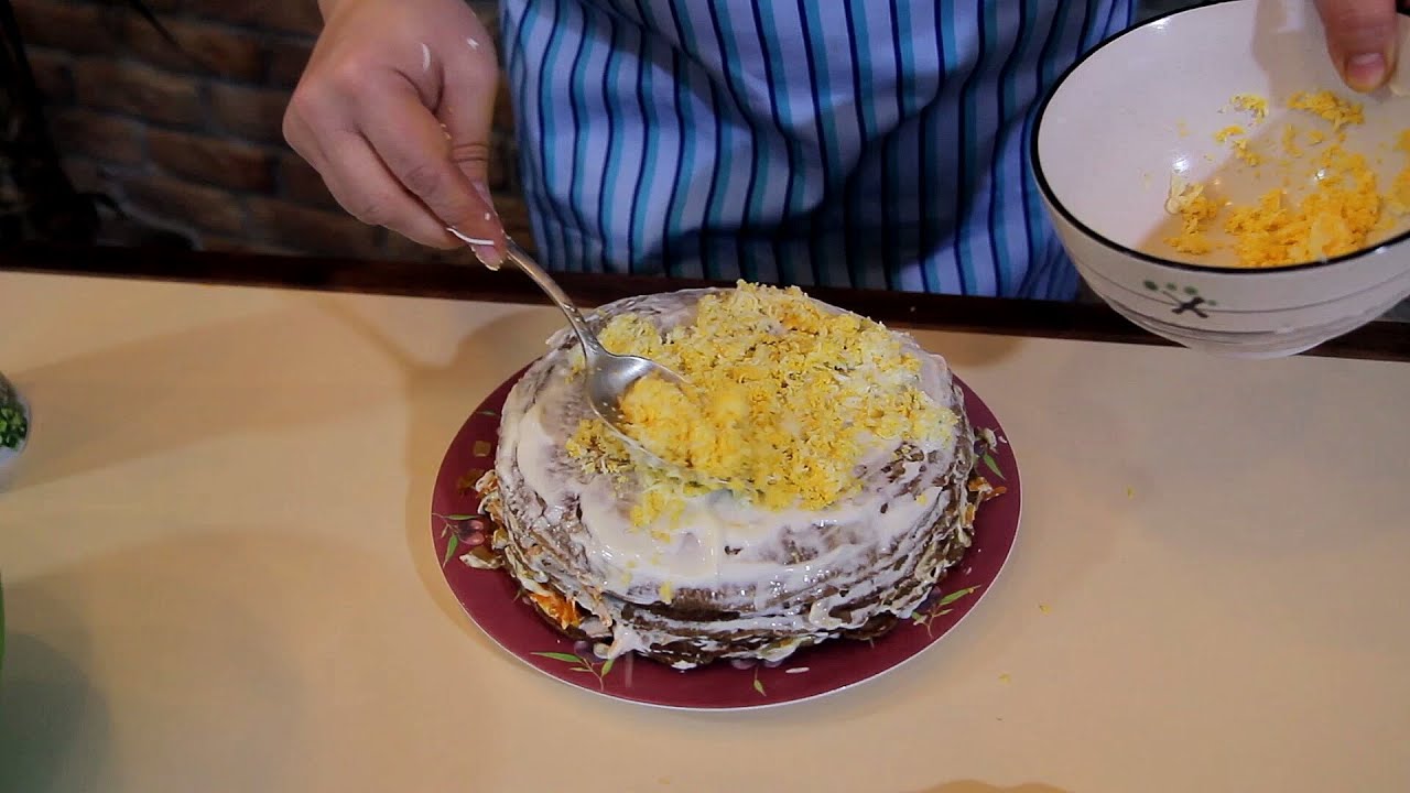 Печёночный Торт Домашний Рецепт (Очень Вкусный, Liver Cake