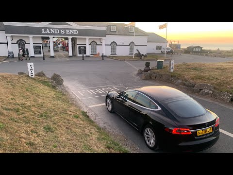 John O’Groats to Lands End IN RECORD TIME in an Electric Car!